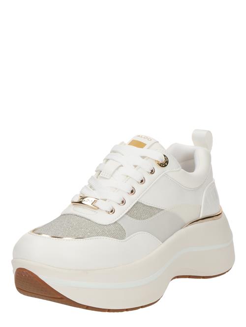 ALDO Sneaker low 'ETIENE'  beige-meleret / guld / hvid