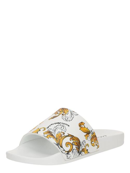 Versace Jeans Couture Pantoletter 'FONDO SHELLY'  gul / sort / hvid
