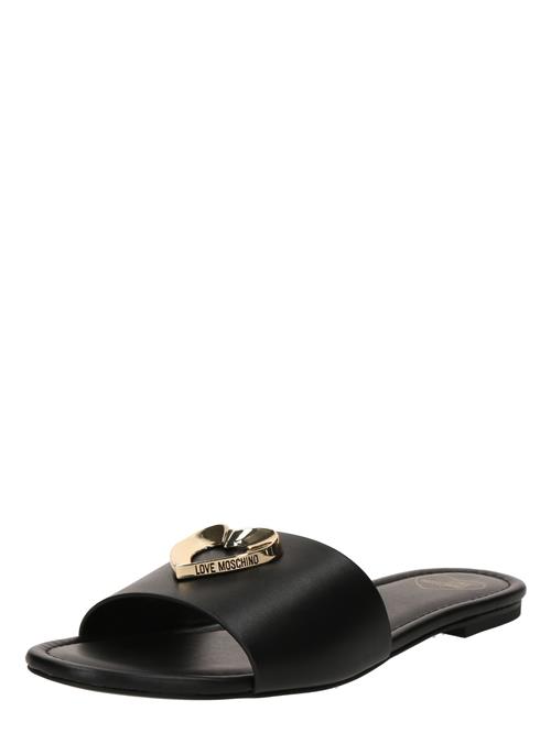 Love Moschino Pantoletter  guld / sort