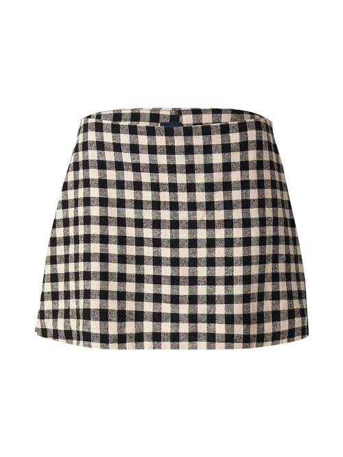 GAP Nederdel  creme / sort / sort-meleret