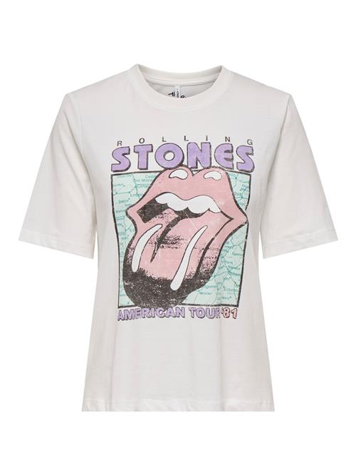 ONLY Shirts 'ONLROLLING STONES'  lavendel / gammelrosa / sort / hvid