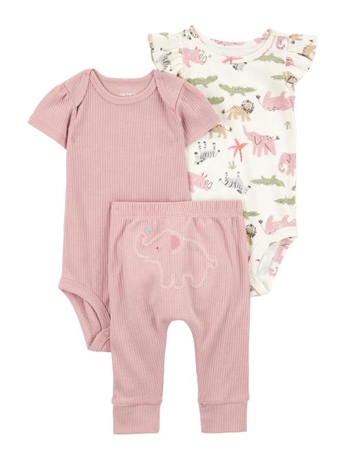 Carter's Sæt  beige / grøn / lyserød / hvid
