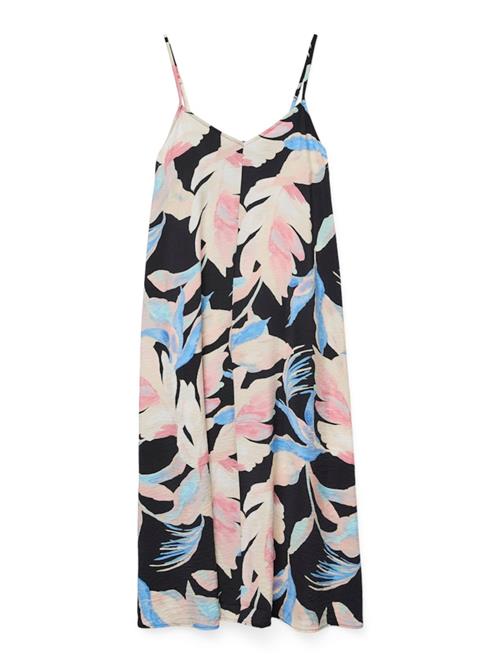 VERO MODA Kjole 'JOSIE'  lysebeige / azur / pink / sort