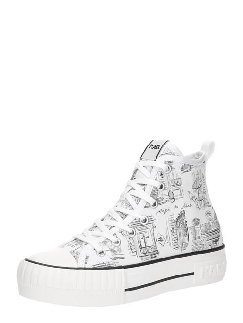 Karl Lagerfeld Sneaker high  grå / sort / hvid