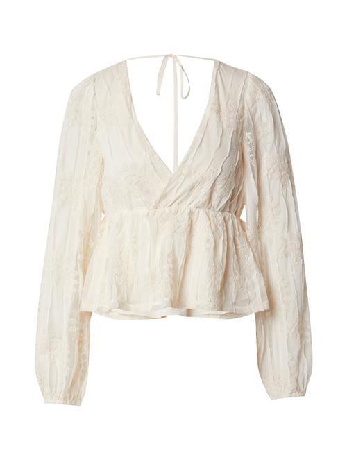 Gina Tricot Bluse  ecru