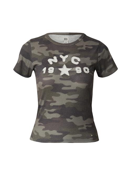 BDG Urban Outfitters Shirts 'NYC 1990'  lysegrå / khaki / oliven / mørkegrøn