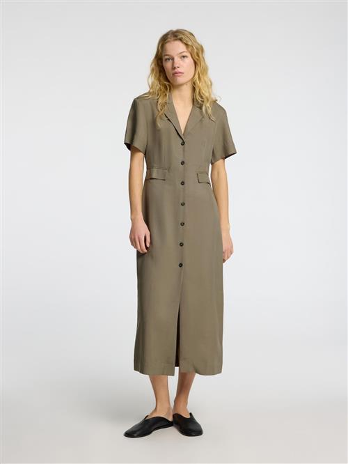 SELECTED FEMME Blusekjole  grøn