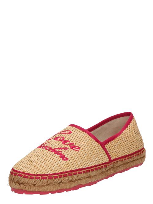 Love Moschino Espadrillaer  beige / rød