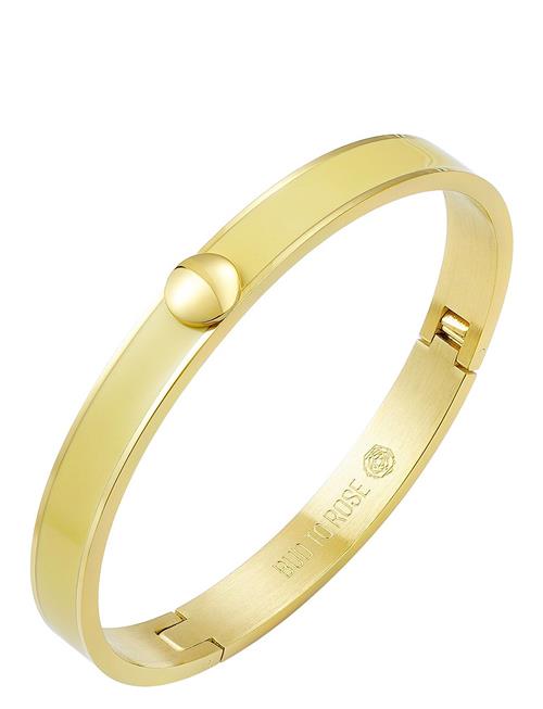 Capri Enamel Bracelet Lt. Pink/Gold Bud To Rose Gold