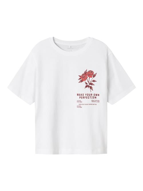 NAME IT Bluser & t-shirts 'NKFHominu'  lys rød / mørkerød / hvid