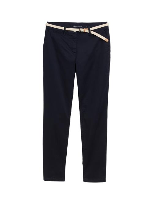 TOM TAILOR Lærredsbukser  navy