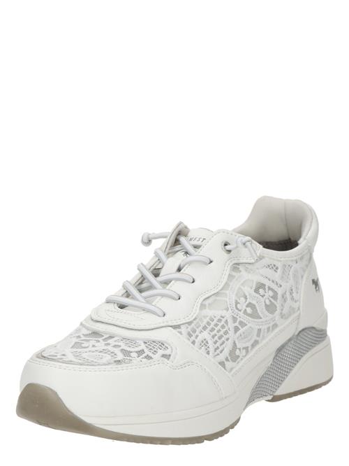 MUSTANG Sneaker low  lysegrå / hvid
