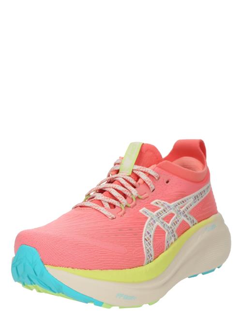 Se ASICS Løbesko 'Nimbus 27'  gul / laks / hvid ved About You