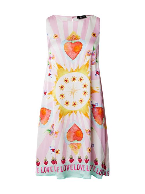 Grace Kjole  pastelblå / gul / lyserød / rød