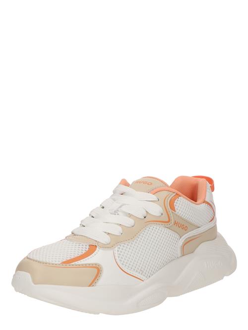HUGO Sneaker low 'Leon'  lyseorange / hvid