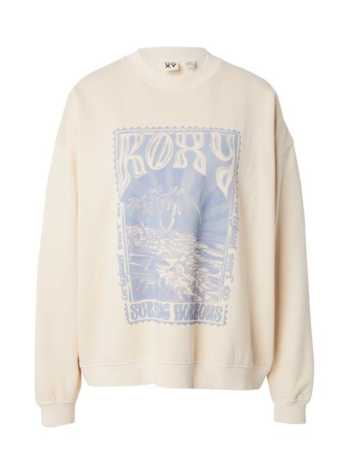 ROXY Sweatshirt 'LINEUP'  beige / blå
