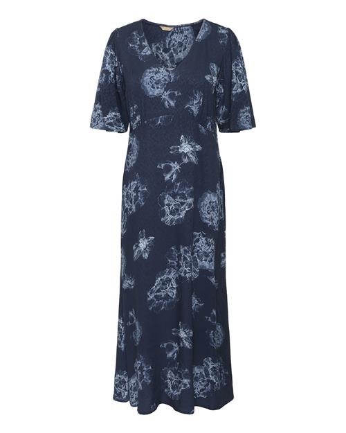 CULTURE Kjole 'CUAlexa'  navy / himmelblå