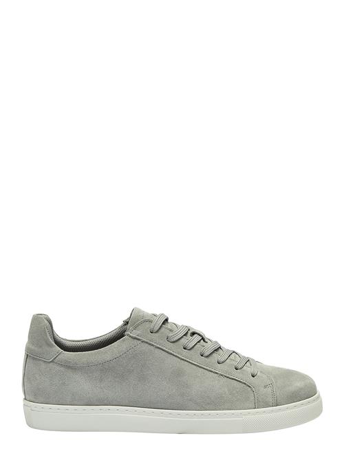 Slhevan Suede Trainer B Selected Homme Grey