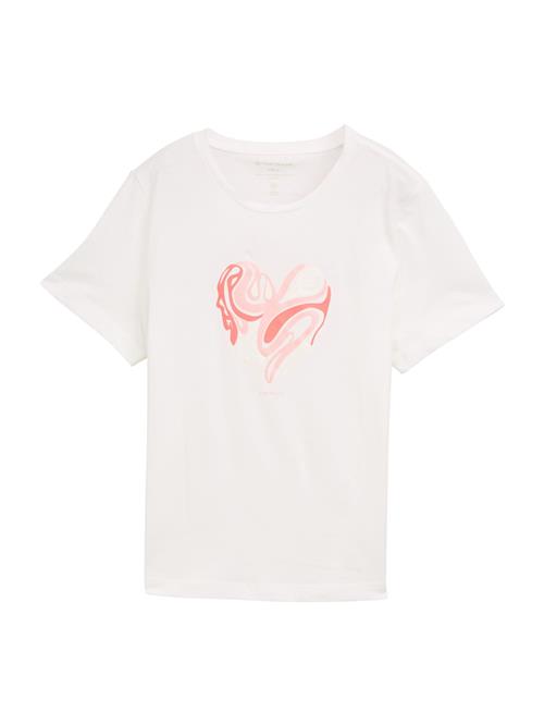 TOM TAILOR Shirts  lys pink / melon / hvid