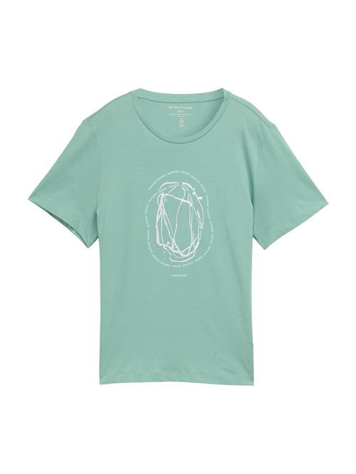 TOM TAILOR Shirts  mint / hvid