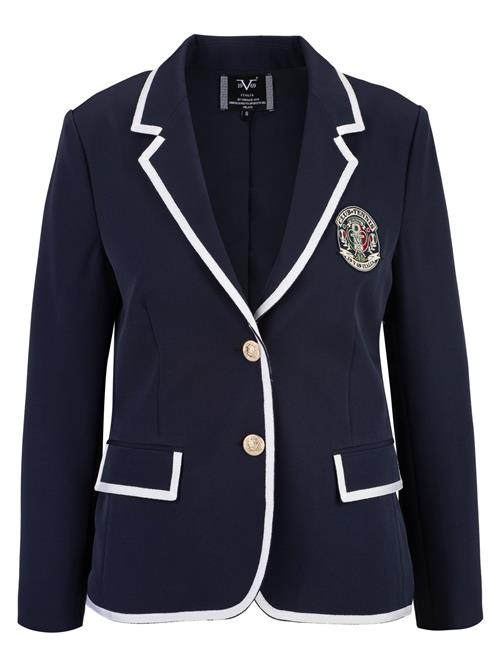 19V69 ITALIA Blazer 'Angelina'  champagne / navy / mørkegrøn / hvid