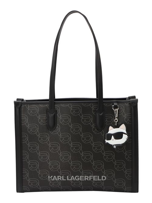 Karl Lagerfeld Shopper 'Ikon'  sort / hvid
