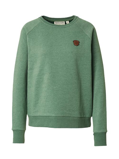 naketano Sweatshirt  grøn-meleret
