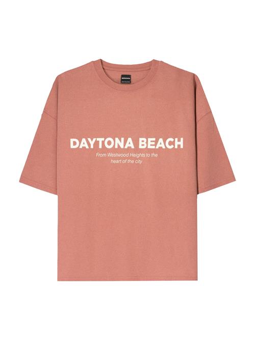 Bershka Shirts  kastaniebrun / offwhite