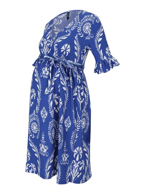 Vero Moda Maternity Kjole 'VMMMerve'  blå / hvid