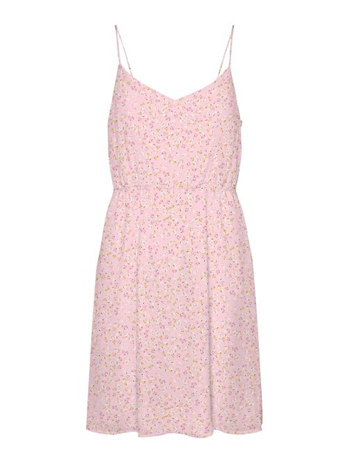 Vero Moda Petite Kjole 'VMSMILLA'  gul / mørkegrøn / lyserød / offwhite