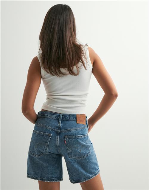 Levi's - Blå - 501 Mid Thigh Short Lunar Blac