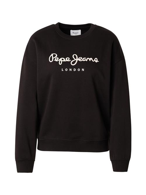 Pepe Jeans Sweatshirt 'NANETY'  sort / hvid