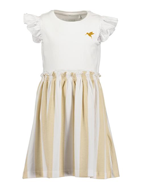 BLUE SEVEN Kjole  beige / guld / hvid