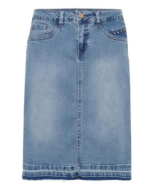 Cream Nederdel 'CRPatch'  blue denim