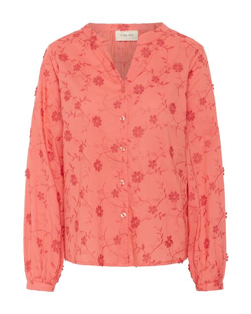 Cream Bluse  hindbær
