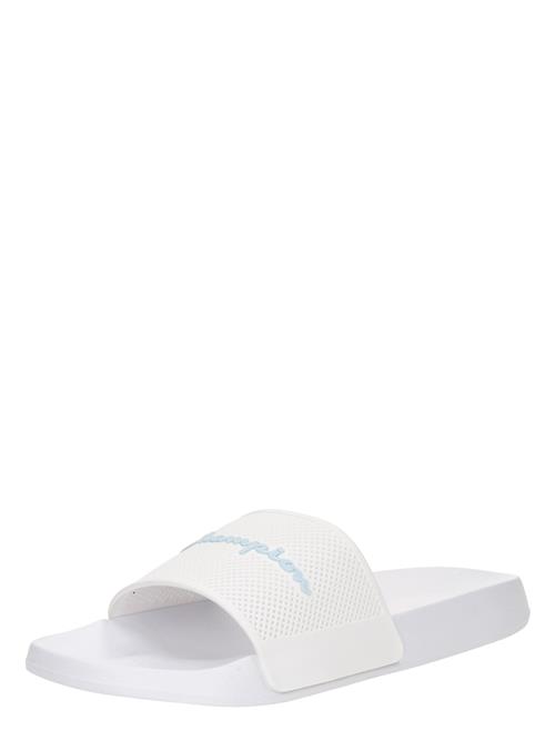 Champion Authentic Athletic Apparel Pantoletter 'DTN21'  lyseblå / hvid