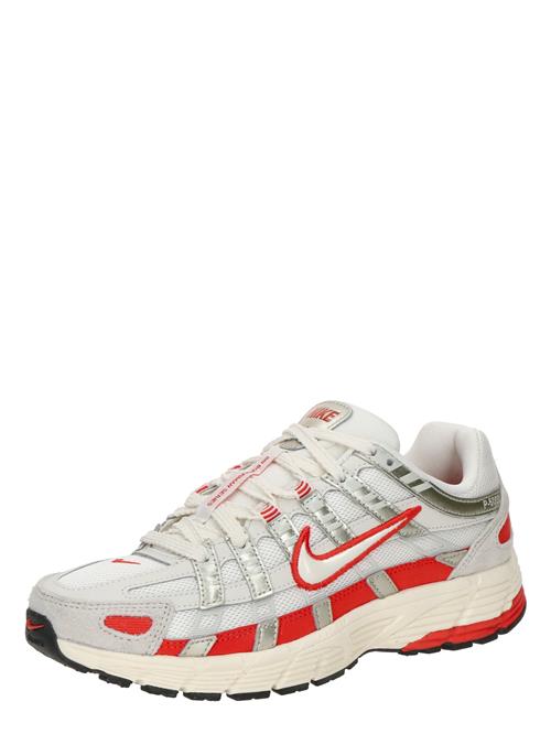 Nike Sportswear Sneaker low 'P-6000'  beige / rød / sølv / hvid