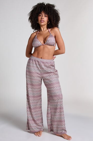 Hunkemöller Cali hæklede bukser pink