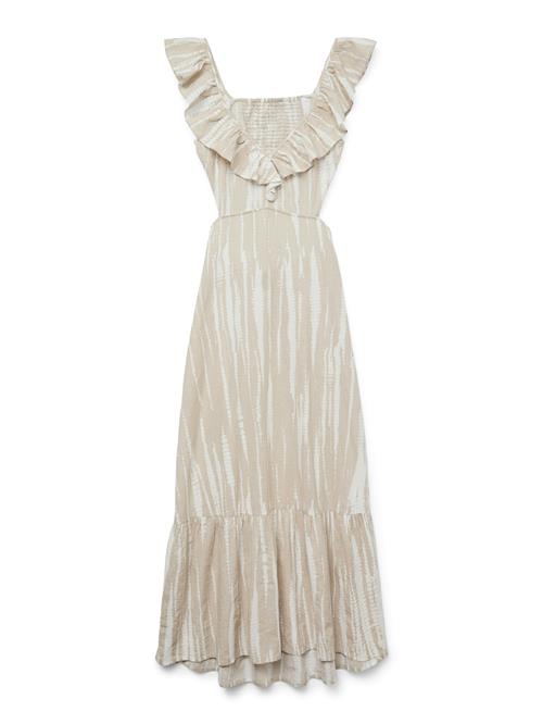 VERO MODA Sommerkjole 'VMDICTHE'  nude / hvid