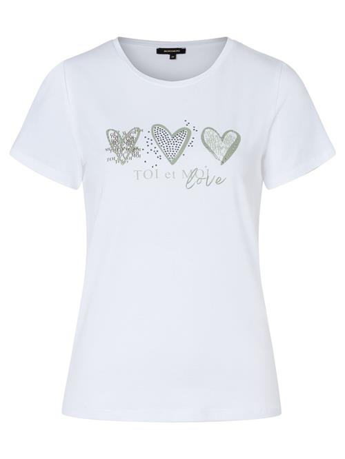 MORE & MORE Shirts  mørkegrøn / hvid
