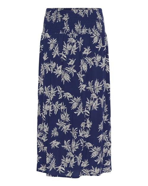 Kaffe Nederdel 'Skyla '  beige / ultramarinblå
