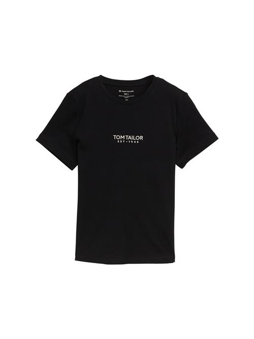 TOM TAILOR Shirts  sort / offwhite