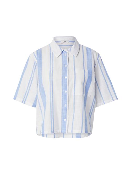 JDY Bluse 'JDYDORTHEA'  lyseblå / hvid