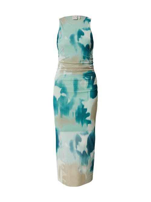 VILA ROUGE EDIT Kjole 'ROUMESSA'  beige / grøn / mint / pudder