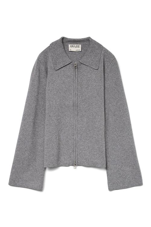 Hanna LS Strikket Cardigan - Mellemgrå Melange - S - Vero Moda