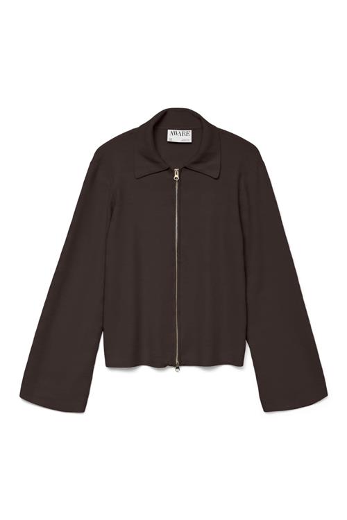 Hanna LS Strikket Cardigan - Chocolate Torte - S - Vero Moda