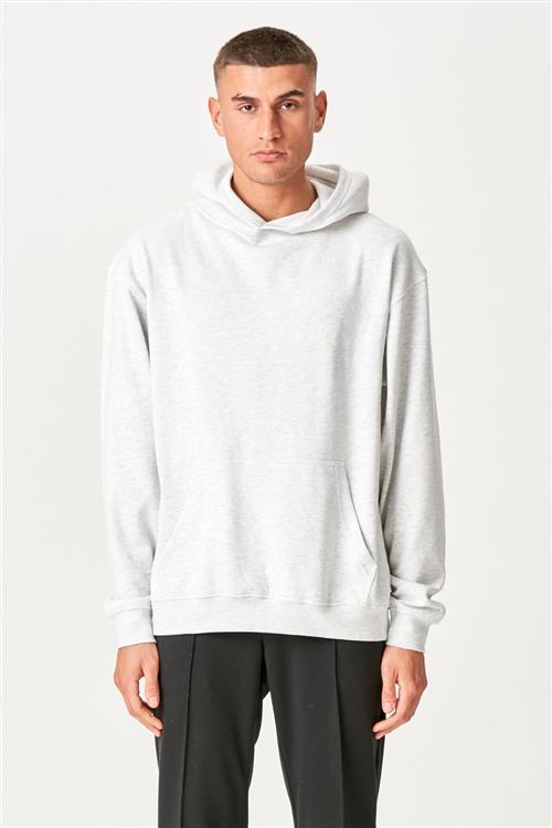 Hoodie uden snor - Ask Grå - XL - TeeShoppen