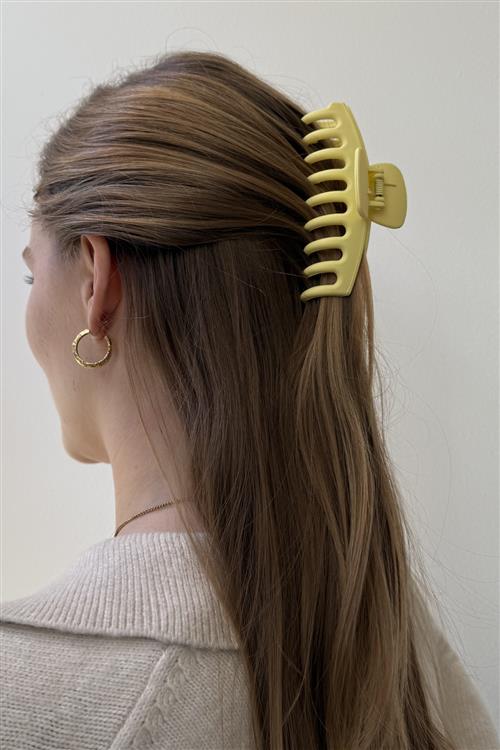 Claw Clip - Gul - One-Size - TeeShoppen