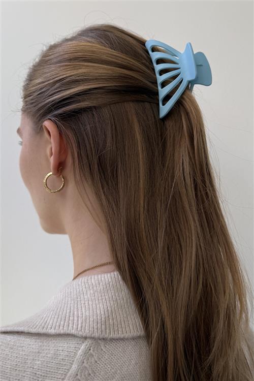 Hollow Claw Clip - Sky Blue - One-Size - TeeShoppen