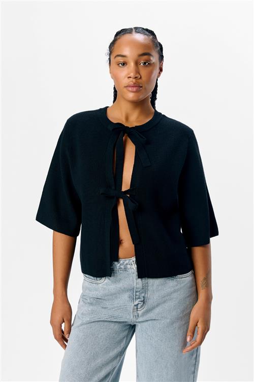 Julla Parvi 2/4 Strik Cardigan - Sort - M - Object